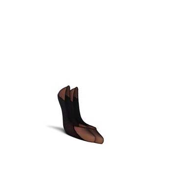 Women's Ecco Dress No-Show Socks Black | USA 420OKI